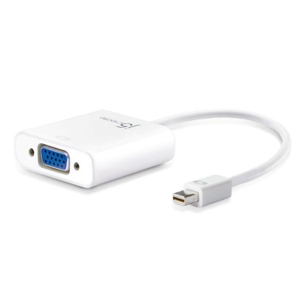 J5 create Mini DisplayPort VGA変換アダプター ホワイト JDA112