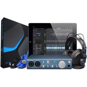 PreSonus AudioBox iTwo Studio DTMセット オーディオインターフェイス ヘッドホン マイク Studio On｜clover-four-leaf