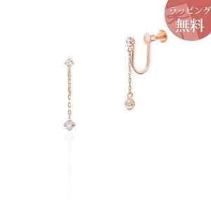 Canal4℃（カナルヨンドシー） イヤリング K10ホワイトゴールド