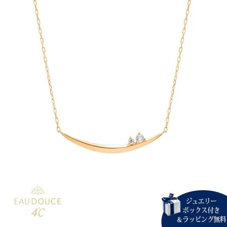 ヨンドシー 4℃ EAU DOUCE４℃ 【6月誕生石】 K10イエローゴールド ネックレス ムーン...