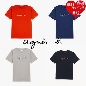 【送料無料】【ラッピング無料】アニエスベー agnes b Tシャツ ロゴTシャツ 日本製 綿100%｜clover-leaf