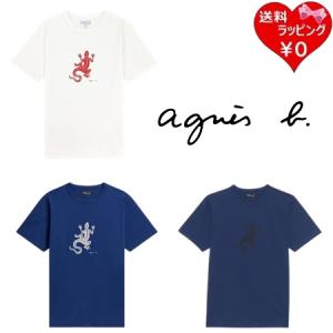 【送料無料】【ラッピング無料】アニエスベー agnes b Tシャツ レザールTシャツ 日本製 綿100%｜clover-leaf