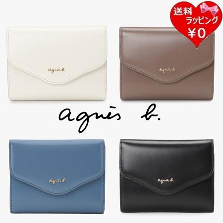 アニエスベー agnes b 財布 折財布 レザー 三つ折り ウォレット ava
