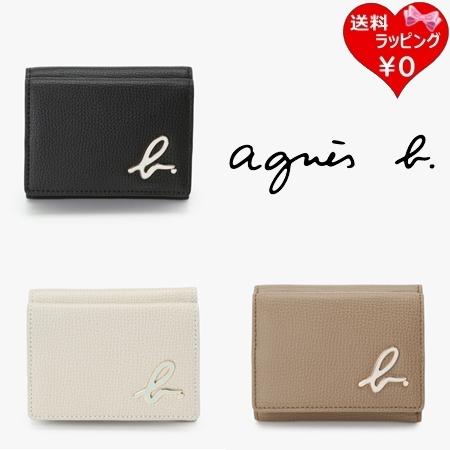 アニエスベー agnes b 財布 折財布 レザー 三つ折り ウォレット
