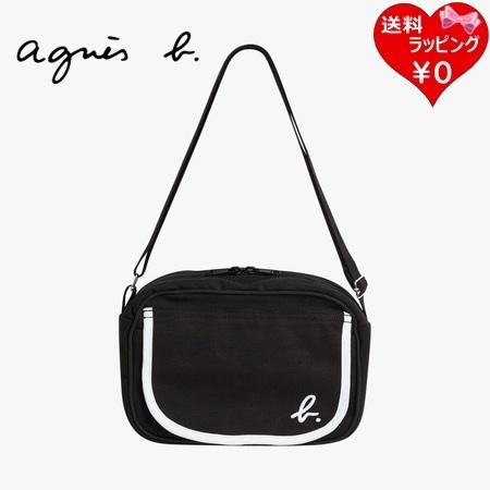 アニエスベー agnes b ショルダーバッグ b. ロゴ Adrian ブラック