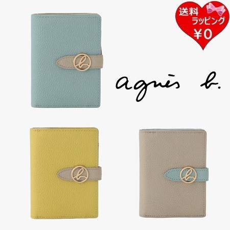 アニエスベー agnes b 財布 折財布 レザー 二つ折り ウォレット