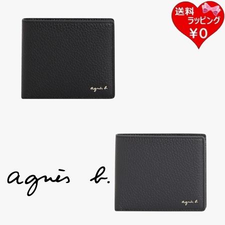 アニエスベー agnes b 財布 折財布 メンズ レザー 二つ折り ウォレット