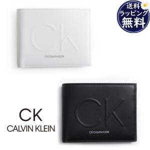 カルバンクライン CalvinKlein 折財布 ロゴス 二つ折り財布｜clover-leaf