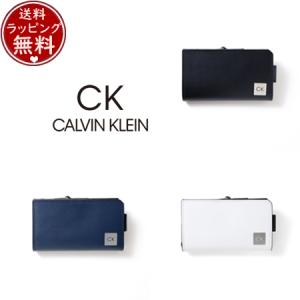 カルバンクライン CalvinKlein 財布 ボーダー 小銭入れ兼用キーケース｜clover-leaf