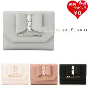 【無料ラッピング】 ジル バイ ジルスチュアート JILL by JILLSTUART 財布 三つ折り ミニ財布 リボンビジューウォレットシリーズ レディース