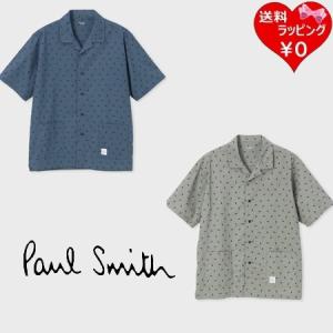 ポールスミス Paul Smith ラウンジシャツ 半袖 アーティストストライプサークル  綿 100%｜clover-leaf