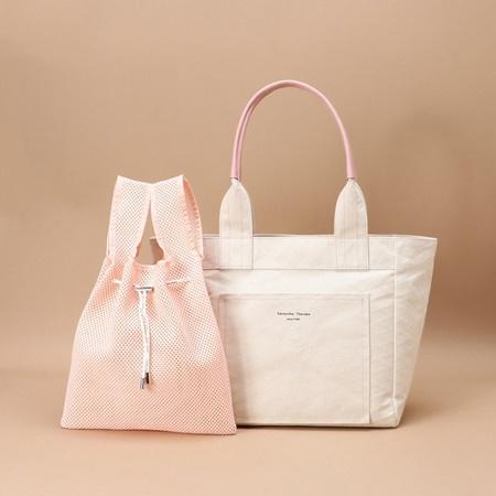 サマンサタバサ ハンドバッグ Dream bag for キャンバストート 大サイズ ピンク Sam...