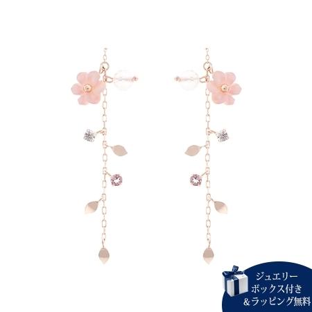 サマンサティアラ Samantha Tiara ピアス ピンクフラワーピアス Ｋ10　ＰＧ