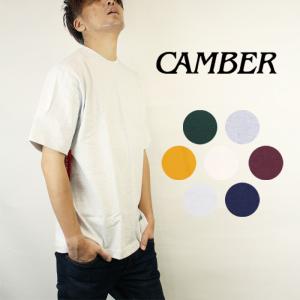 キャンバー Tシャツ CAMBER 8OZ MAX-WEIGHT T-SHIRT #301 Burgundy Dark Green Grey Gold Natural Navy White Black ヘビーウェイト Tシャツ ポケT MADE IN USA｜clover-sports-outdoo