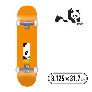 エンジョイ スケートボード コンプリート ENJOI Box Panda FP ORANGE 8.125 × 31.7 Inch ボックス パンダ FP｜clover-sports-outdoo