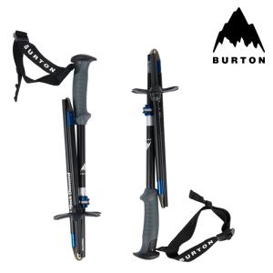 [日本正規品]スノーボード コンパクターポール バートン 2024 BURTON BURTON X BLACK DIAMOND COMPACTOR POLES Black/Blue バートン ブラックダイヤモンド｜clover-sports-outdoo