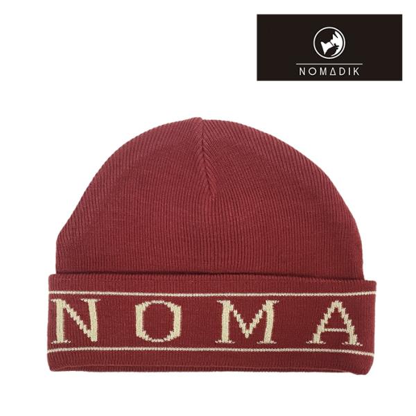 ノマディック ビーニー 23-24 NOMADIK LOGO BEANIE Wine スノーボード ...