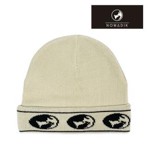 ノマディック ビーニー 23-24 NOMADIK CIRCLE BEANIE Beige 帽子 キャップ スノーボード 日本正規品｜clover-sports-outdoo