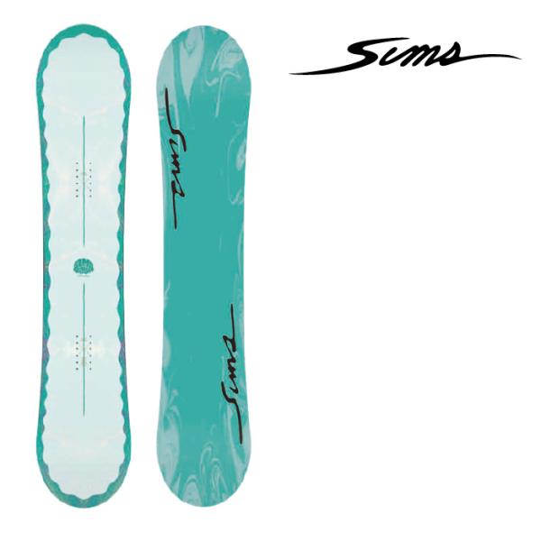 [日本正規品]スノーボード 板 ボード シムス フルイド Mポップキャンバー 2024 SIMS F...