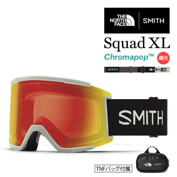 [日本正規品]スノーボード ゴーグル スミス 2024 SMITH SQUAD XL Smith x...
