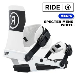日本正規品 スノーボード ビンディング ライド RIDE SPECTER MENS White スペクター バインディング メンズ 25-26