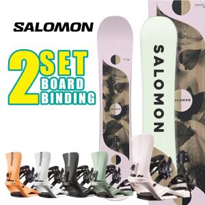 サロモン ボード × ビンディング 2点セット 2023 SALOMON REFLECT WOMEN × RHYTHM リフレクトウーマン リズム MAUVE モーブ バインディング 女性 [日本正規品]の商品画像