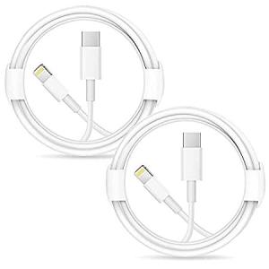 iPhone Fast Charger Lightning Cable [Apple MFi Certified] 2-Pack USB-C to L送料無料