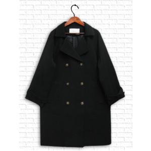 [コート]　ラグランスリーブトレンチコート