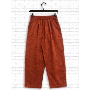 [ノースオブジェクト]　ボタニカルプリントイージーパンツ