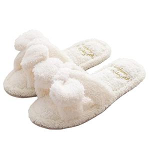 Modest Joy 洗える リボン ルームスリッパ ルームシューズ