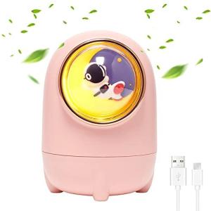 zerotop加湿器 音楽付き 大噴霧 空気浄化/加湿 花粉対策 乾燥防止 約220Ml 卓上加湿器 雰囲気ライト 間接照明 オルゴール加湿器 USB