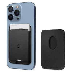 Spigen MagSafe対応 カードケース マグネット内蔵 高級レザー 磁気シールド スリム 背...