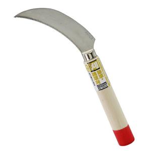 千吉 ステンレス雑草切鎌 100mm 片刃 鋼付 草刈り鎌 草刈鎌 カマ