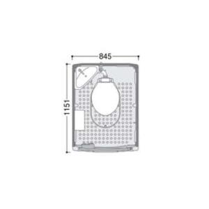 ●ハマネツ【TU-iXWH】屋外トイレ TU-...の詳細画像1