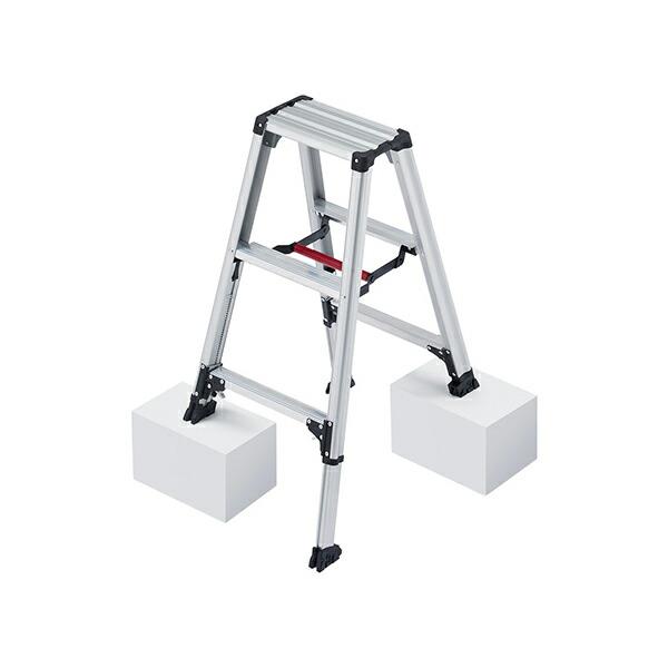 ●∂長谷川工業 【RZS-09a】脚立 RZS 脚軽(伸縮タイプ) 脚部伸縮式 軽量 天板高さ0.7...