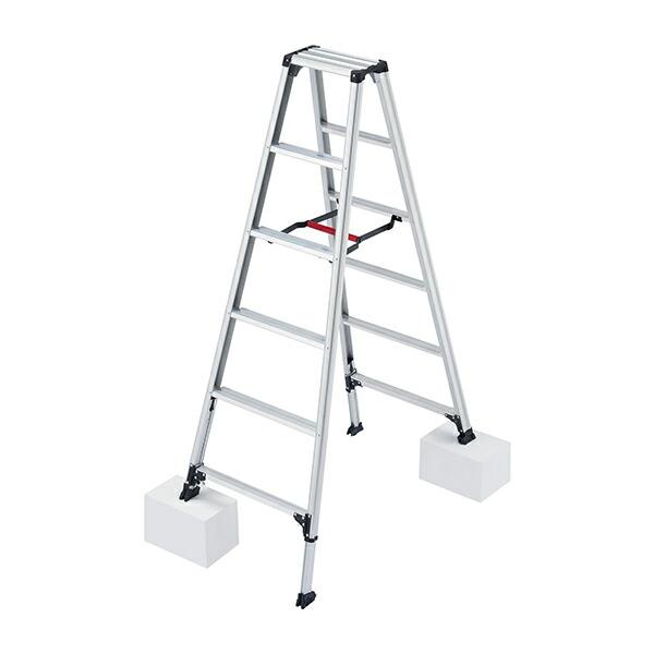 ●∂長谷川工業 【RZS-18a】脚立 RZS 脚軽(伸縮タイプ) 脚部伸縮式 軽量 天板高さ1.6...