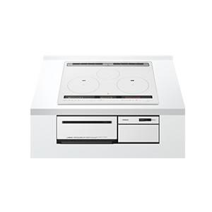 ∬∬日立 IHクッキングヒーター【HT-M300XTF W】パールホワイト 大火力3口IH M300Tシリーズ ダブルオールメタル対応 火加減マイスター 単相200V用 幅60cm〔IB〕