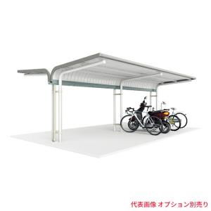 ###u.イナバ物置/稲葉製作所 【BP-24VPL-2】 BP 自転車置場 一般型 プレート式 2連棟 24台収納 注2週の商品画像