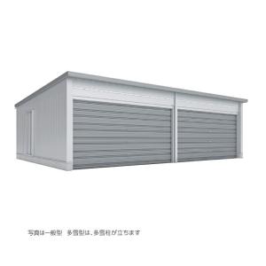 ●u. イナバ物置/稲葉製作所【WG-D5454・66MU】WG タフレージ オーバースライド 4台収納タイプ 多雪型 注2週