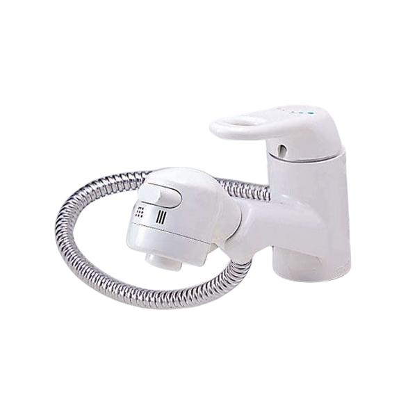 INAX/LIXIL 水栓金具【SF-45S】ホース露出式 シングルレバー 洗髪 シャワー混合水栓 ...