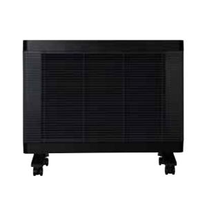 ●インターセントラル 【MHS-700(K)】遠赤外線ヒーター マイヒートセラフィ ボディー:ブラック ガード:グレー 700W 単相100V 50/60Hz〔FC〕