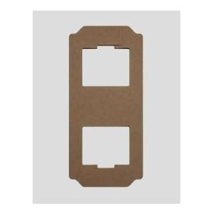 β神保電器 配線器具【WJX-C2】J・WIDEシリーズ 機密パッキン コンセント用 2口用