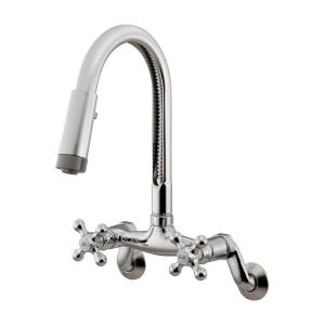 カクダイ（KAKUDAI） シングルレバー混合栓(シャワーつき) 壁付タイプ