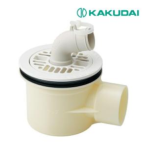 《在庫あり》◆15時迄出荷OK！カクダイ【426-121-W】横引トラップ ホワイト 洗濯機パン用トラップ｜家電と住設のイークローバー