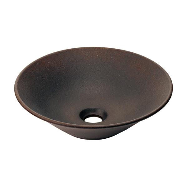 ●カクダイ 【493-266-DM】丸型手洗器 岩銕〔GB〕