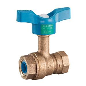 KITZ ボールバルブ 2インチ Zボール 黄銅製 600型/Z-50A 50mm フルボア