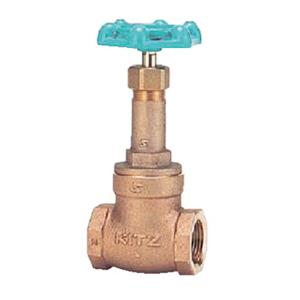 KITZ,給水用ゲートバルブ(圧10K,呼び80A,3インチ,Rc3ネジ)青銅製,LN