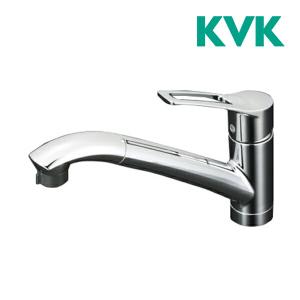 《》15時迄出荷OK！※KVK 水栓金具流し台用シングルレバー式シャワー付混合栓