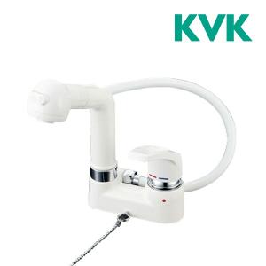 ∠《》15時迄出荷OK！KVKオープンホース式　シングルレバー式洗髪シャワー　ゴム栓付