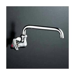 KVK 水栓 KVK K10VL 横形自在水栓 左ハンドル : まいどDIY - 通販